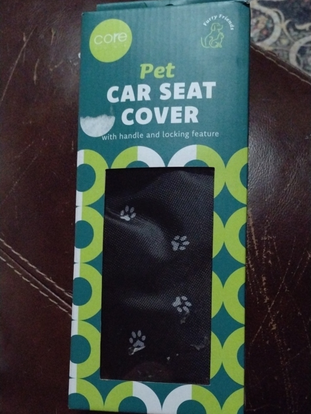 Pet Car Seat Cover - Black